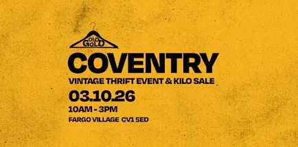 3rd October - Coventry's BEST Vintage Thrift Event & Kilo Sale