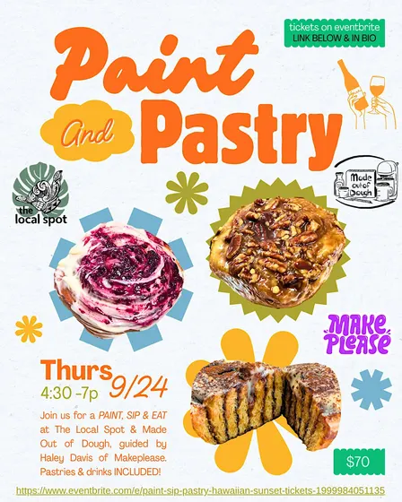 Paint (& Sip) & Pastry - Hawaiian Sunset