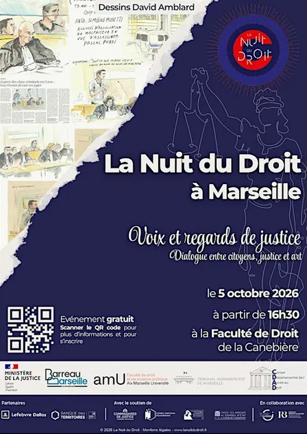 La Nuit du Droit 2026 à Marseille - Voix et regards de justice