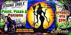 Paint, Pizza & Potions w/LiaNardo at Round Table Pizza