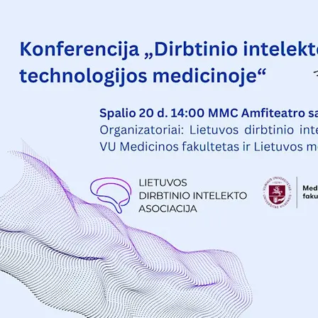 Konferencija „Dirbtinio intelekto technologijos medicinoje“
