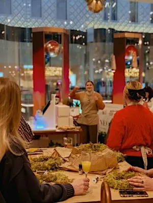 Tweedle X NEOM Wellbeing Leeds Festive Wreath Making