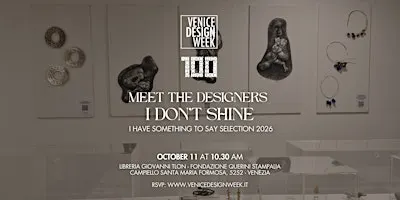 Meet the Designers | I DON'T SHINE. I have something to say