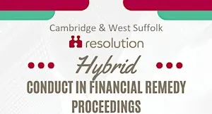 Conduct in Financial Remedy Proceedings (Hybrid Event)