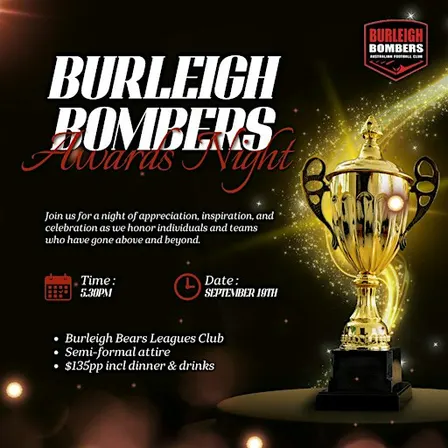 Burleigh Bombers 2026 Club Champion & Awards Night