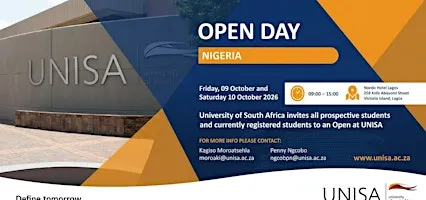 University of South Africa (UNISA) Open Day – Nigeria