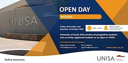 University of South Africa (UNISA) Open Day – Nigeria