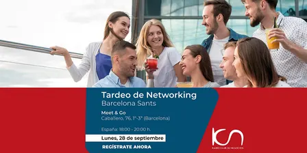 KCN Tardeo de Networking Barcelona Sants - 21 de septiembre