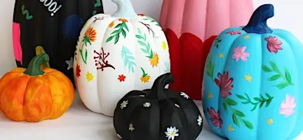 Ceramic Pumpkin Painting