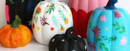 Ceramic Pumpkin Painting