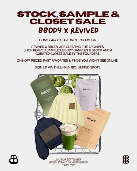 BBODY X REVIVED SAMPLE, STOCK & CLOSETSALE