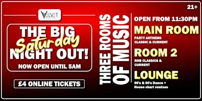 The BIG Saturday Night Out