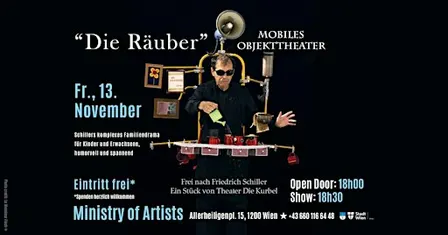 MoA Live: DIE RÄUBER | Mobiles Objekttheater "Die Kurbel"