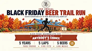 2nd Annual Black Friday Anniversary Beer Trail Run