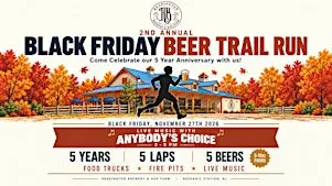 2nd Annual Black Friday Anniversary Beer Trail Run