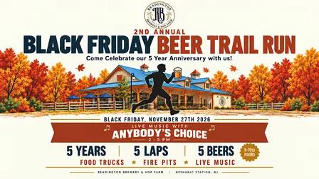 2nd Annual Black Friday Anniversary Beer Trail Run