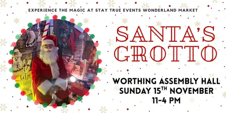 Santas Grotto at Christmas Wonderland Market Worthing