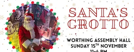 Santas Grotto at Christmas Wonderland Market Worthing