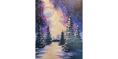 Cosmic Night in the Forest - Paint and Sip in Tyler | Classpop!™