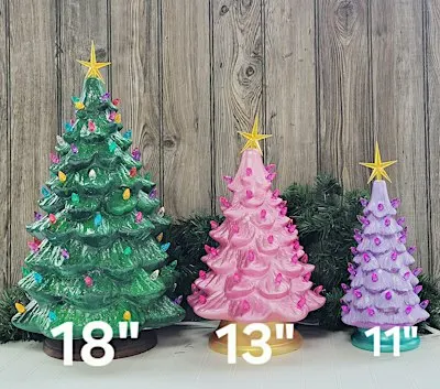 Garden City Vintage Style Ceramic Trees @ Straight Farmhouse Museum