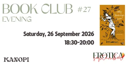 Book Club 27 - Evening 'Lady Chatterley's Lover' by D.H. Lawrence
