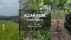 Free Family-friendly Walk to Allan Park, Sowerby Bridge