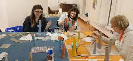 Pottery & Prosecco: Make a Bud Vase Set