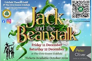 Jack & The Beanstalk - Saturday 12th December 7pm