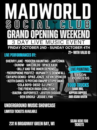 Madworld Social Club Grand Opening