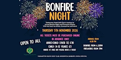 Bonfire and Fireworks Evening