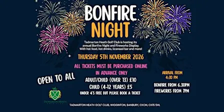 Bonfire and Fireworks Evening