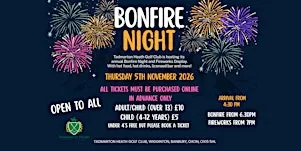 Bonfire and Fireworks Evening