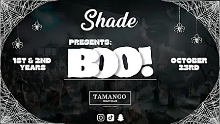Shade Presents: BOO! at Tamango Nightclub