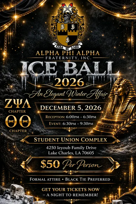 Ice Ball - Alpha Phi Alpha Fraternity, Inc. - Lake Charles, LA