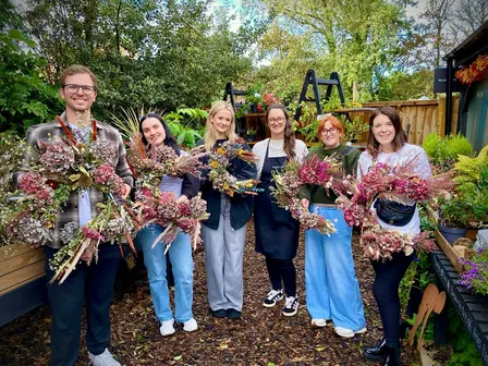 Autumn Dried Flower Wreath Workshop with Coffee & Cake - 3rd Oct