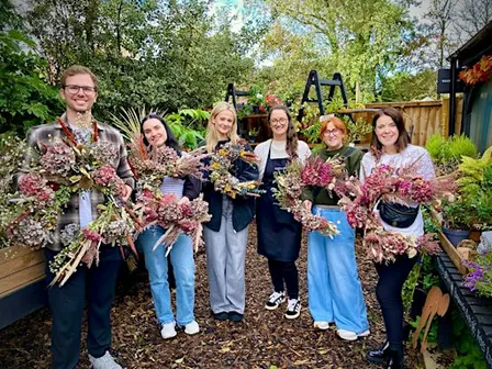 Autumn Dried Flower Wreath Workshop with Coffee & Cake - 3rd Oct