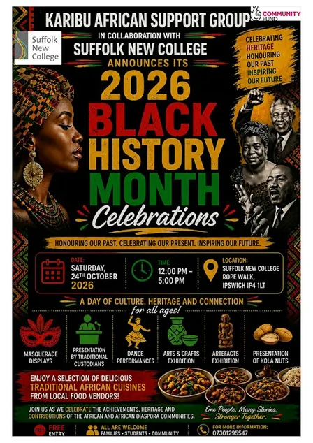 Karibu African Support Group Black History Month Celebration 2026