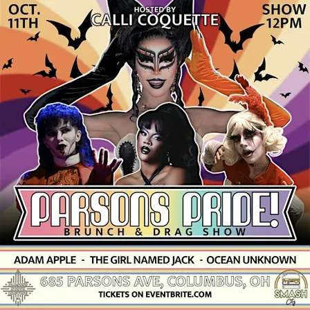 PARSONS PRIDE OCTOBER!  Brunch and Drag Show