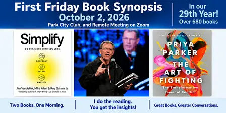 First Friday Book Synopsis, October 2, 2026