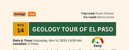 Geology Tour of El Paso