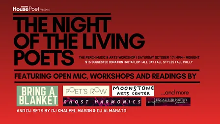 Night of the Living Poets: A Fall Poetry Festival