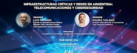 Infraestructuras críticas y redes en Argentina