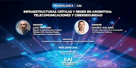 Infraestructuras críticas y redes en Argentina