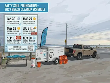 Salty Soul Spring Break Debris Beach Cleanup