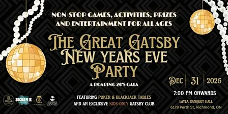 The Great Gatsby NYE Gala 2026