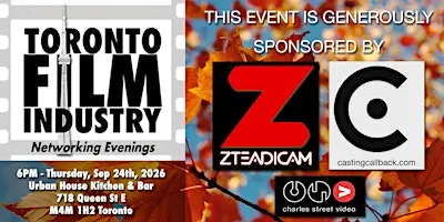 POST TIFF Toronto Film and TV Industry Networking & Social