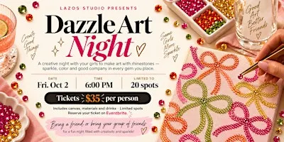 Dazzle Art Night: Rhinestone Art & Craft Night in Mesa