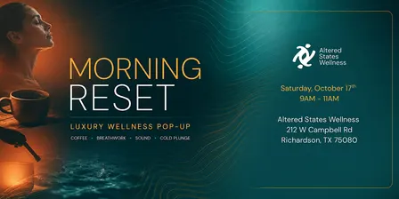 Morning Reset: Coffee, Breathwork + Cold Plunge Wellness Pop-Up