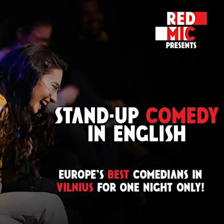 RED MIC Comedy • Vilnius • English Stand-Up Comedy