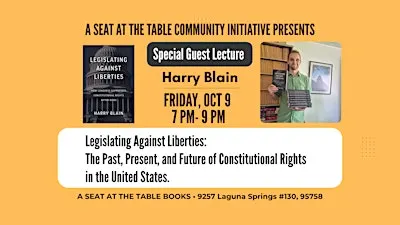 Special Guest Lecture with Harry Blain: Legislating Against Liberties